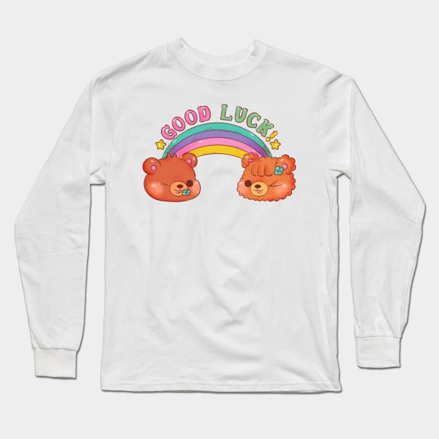 Arcoiris de la Suerte Long Sleeve T-Shirt by erikaibaceta